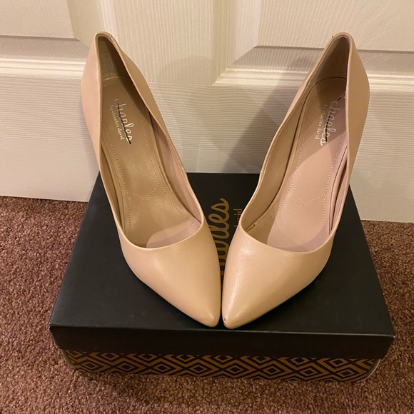 NWT Charles David Palma Nude Heels - Picture 5 of 10